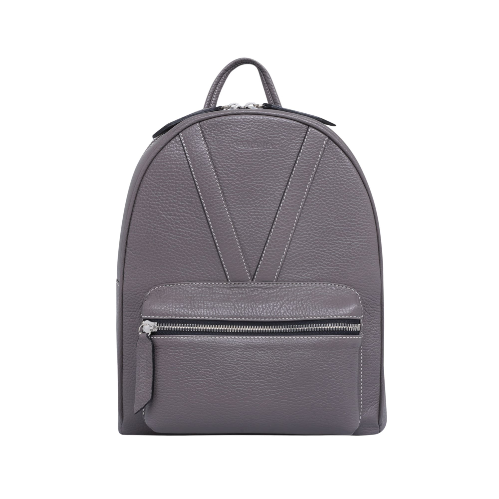 Medium-Sized Backpack in Calfskin Taupe